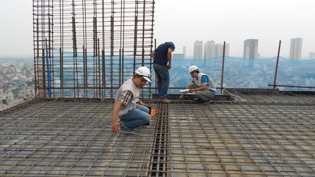 Hướng dẫn công tác kê thép dầm sàn trước khi đổ bê tông