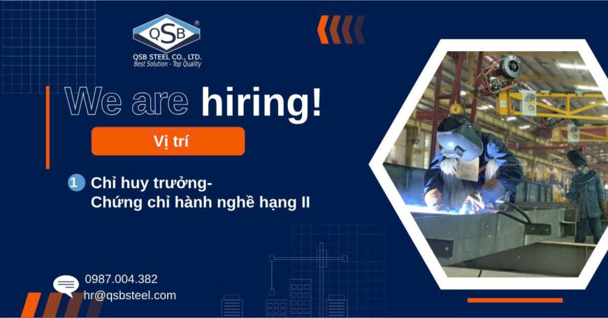tuyển dụng chi huy trưởng công trình