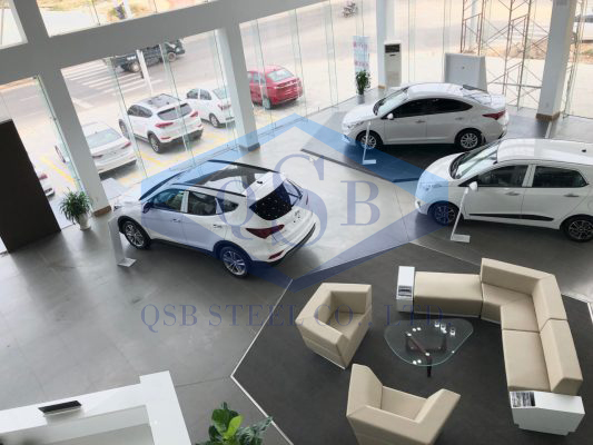 Ứng dụng Nhà thép tiền chế Showroom